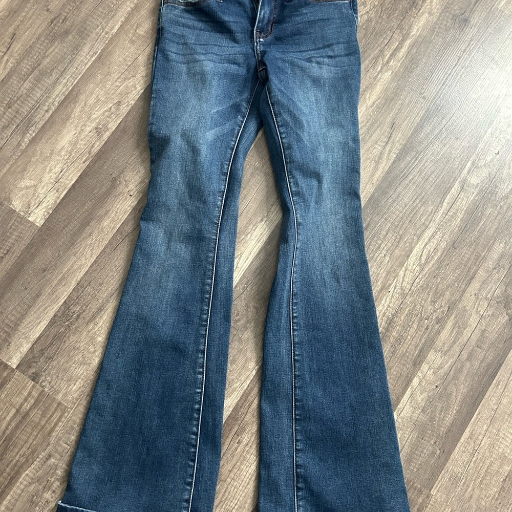 Stylish Blue Boot Cut Women's Jeans